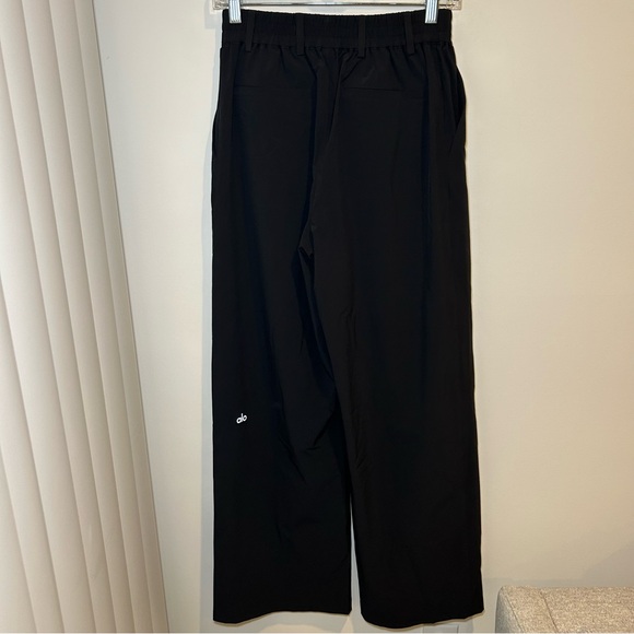 Alo Yoga High-Waist Pursuit Trouser Regular Black Size Extra Extra Small - Picture 6 of 14